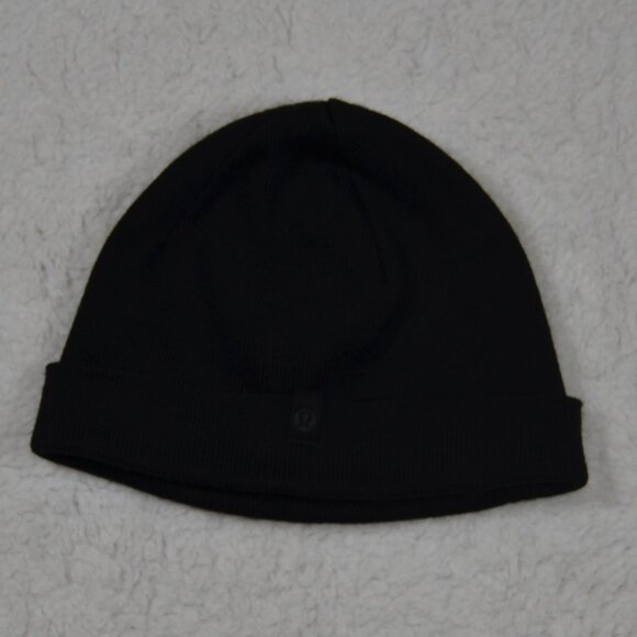 Lululemon black merino wool blend beanie OS - Picture 1 of 7